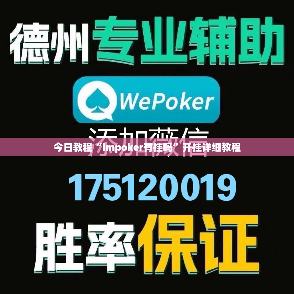 今日教程“impoker有挂吗	”开挂详细教程
