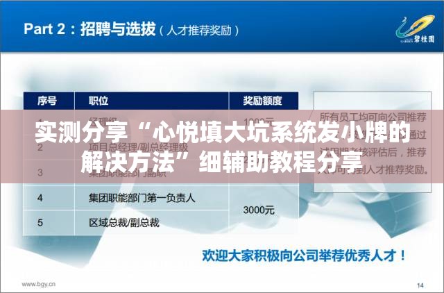 实测分享“心悦填大坑系统发小牌的解决方法”细辅助教程分享