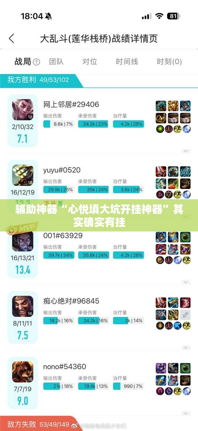 辅助神器“心悦填大坑开挂神器”其实确实有挂