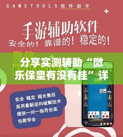 分享实测辅助“微乐保皇有没有挂	”详细分享装挂步骤