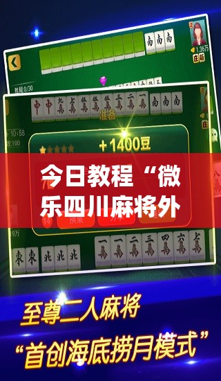 今日教程“微乐四川麻将外卦神器下载安装ios”(透视)其实确实有挂