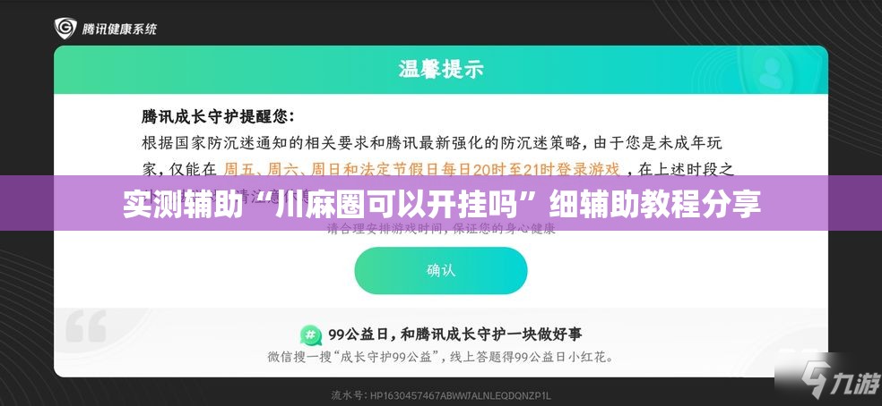 实测辅助“川麻圈可以开挂吗”细辅助教程分享
