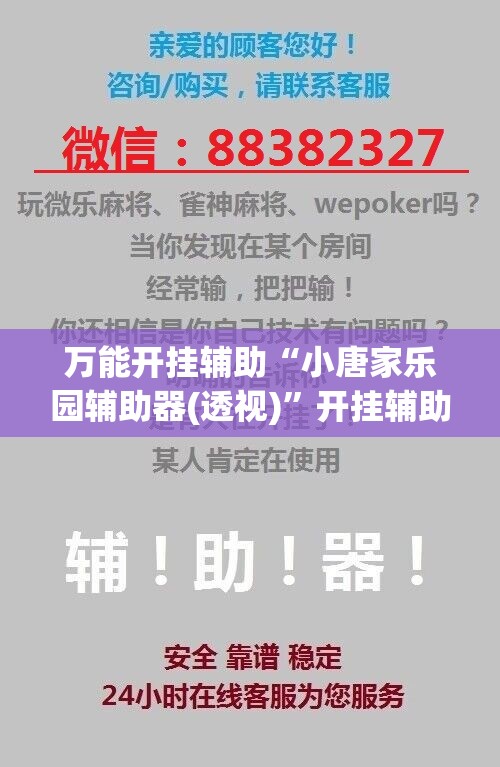 万能开挂辅助“小唐家乐园辅助器(透视)”开挂辅助脚本+详细开挂安装教程