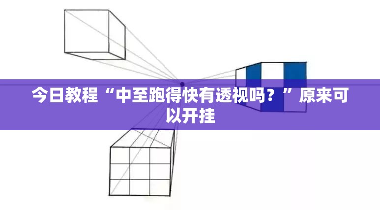 今日教程“中至跑得快有透视吗？”原来可以开挂