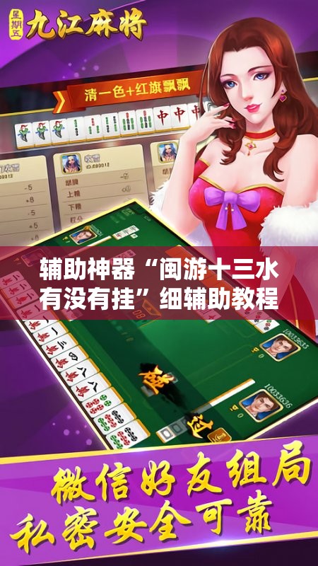 辅助神器“闽游十三水有没有挂	”细辅助教程分享