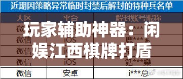 玩家辅助神器：闲娱江西棋牌打盾作弊是真的吗”开挂详细教程